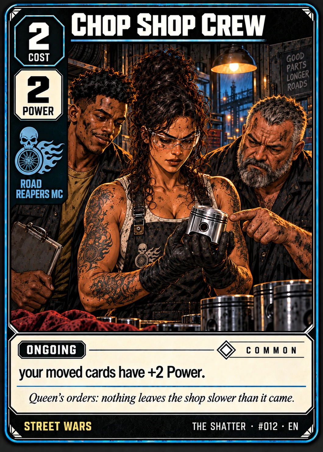 Chop Shop Crew, Obsidian edition