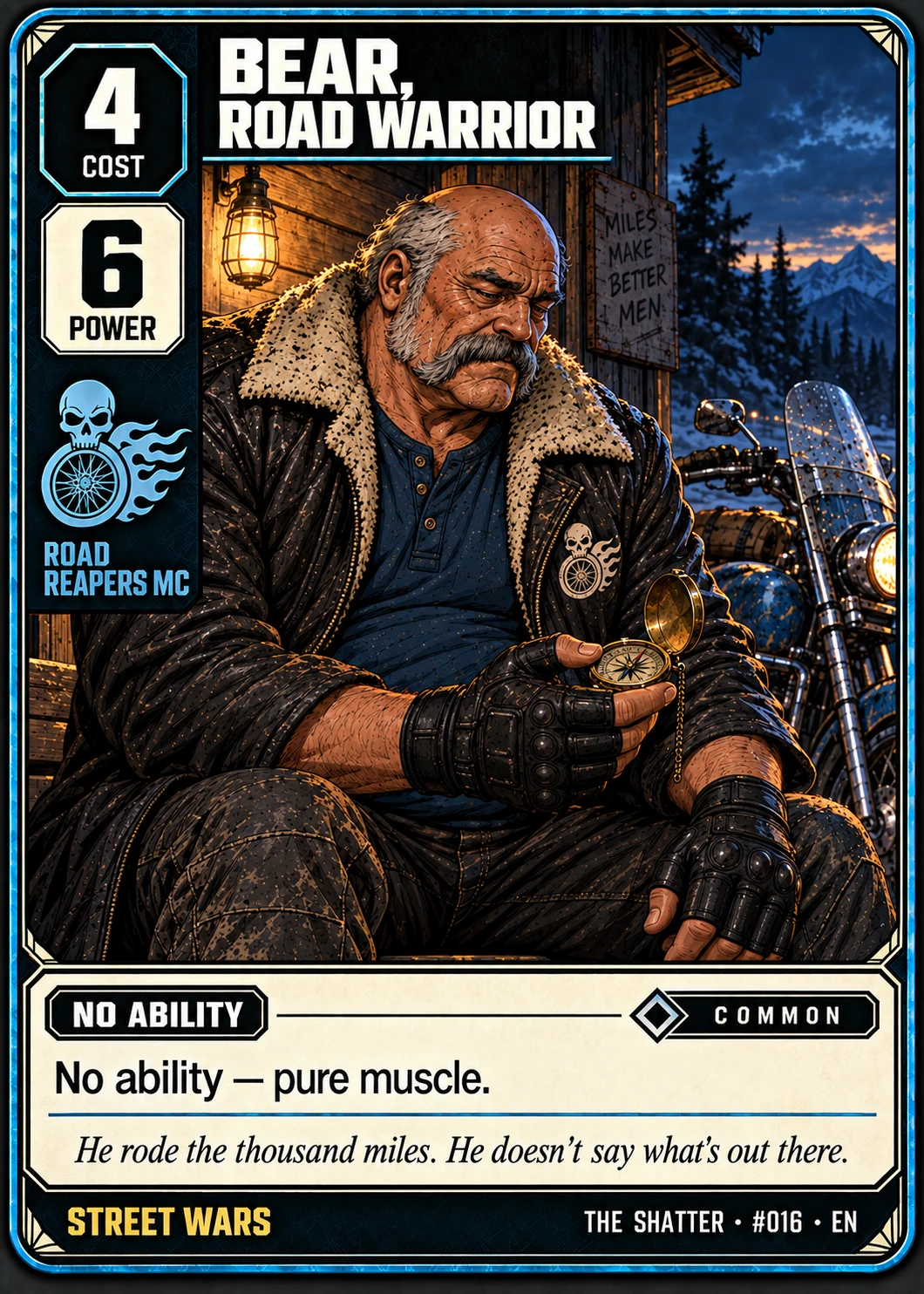 Bear, Road Warrior, Obsidian edition