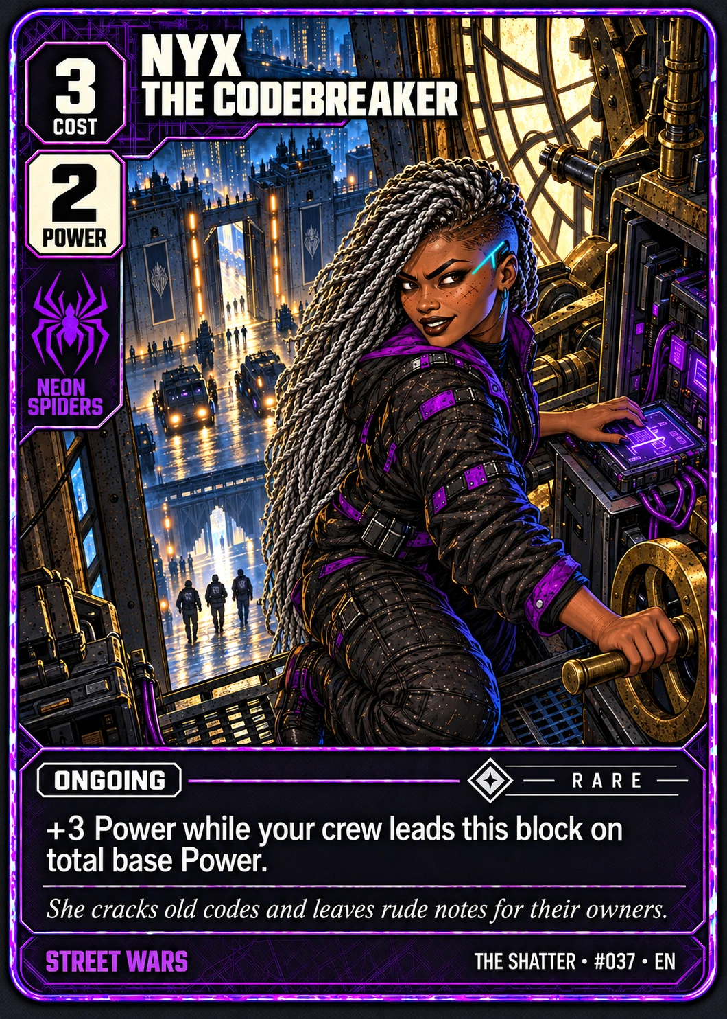Nyx the Codebreaker, Cinematic edition