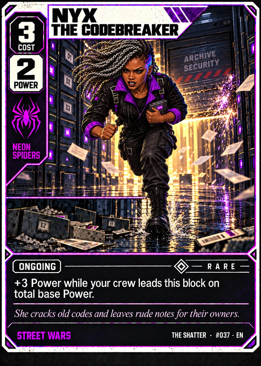 Nyx the Codebreaker, Streetprint edition