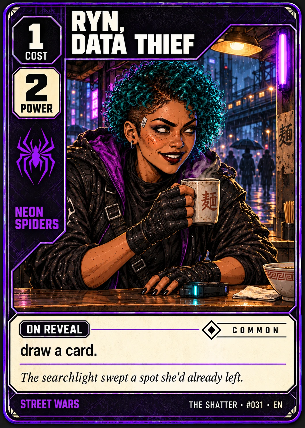 Ryn, Data Thief, Obsidian edition