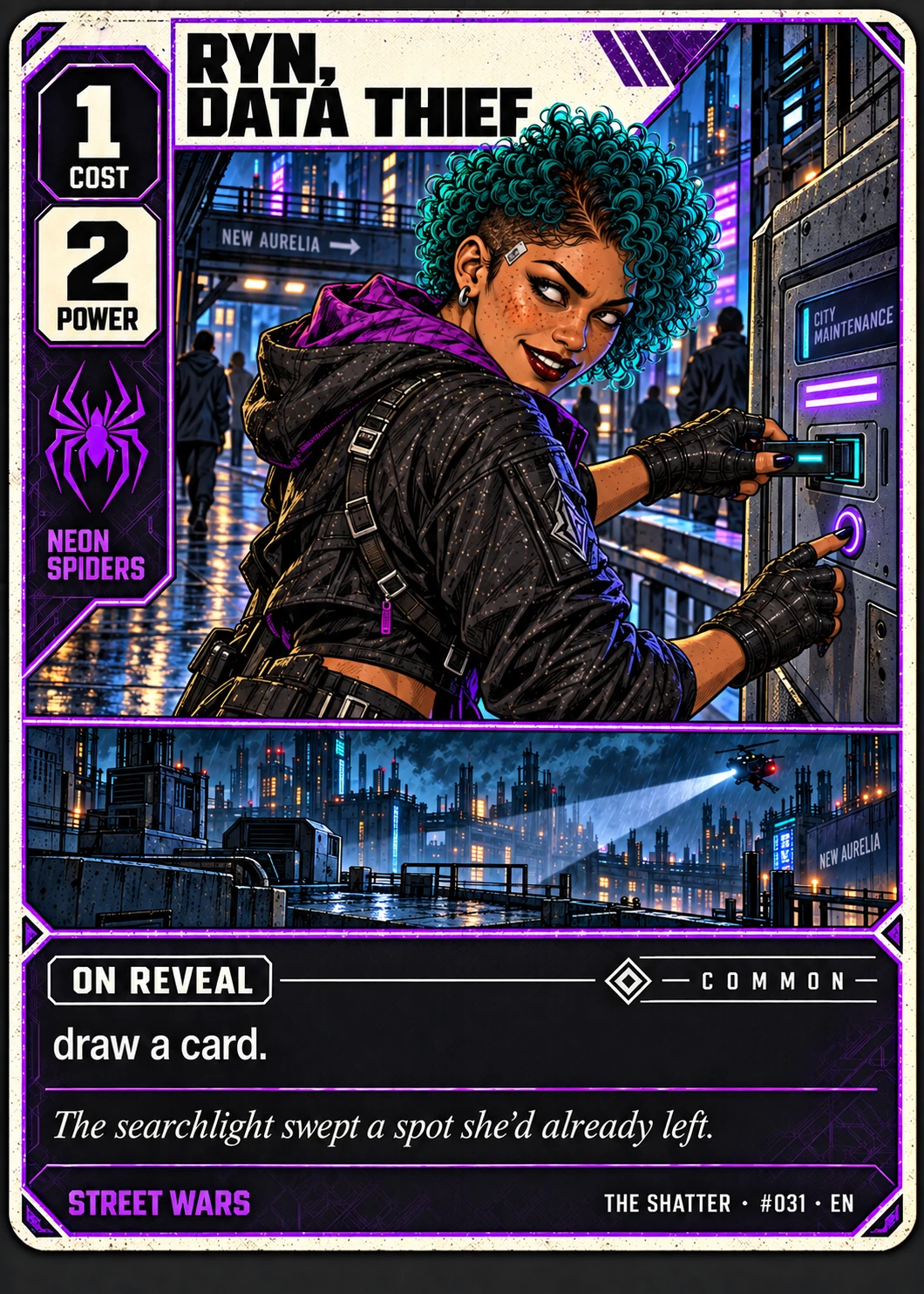 Ryn, Data Thief, Streetprint edition
