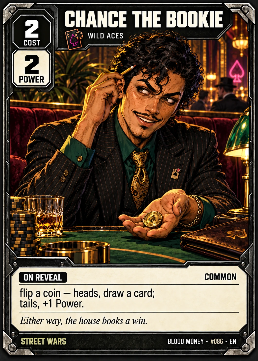 Chance the Bookie, Obsidian edition