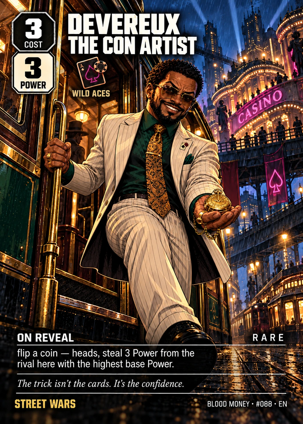 Devereux the Con Artist, Full Art edition