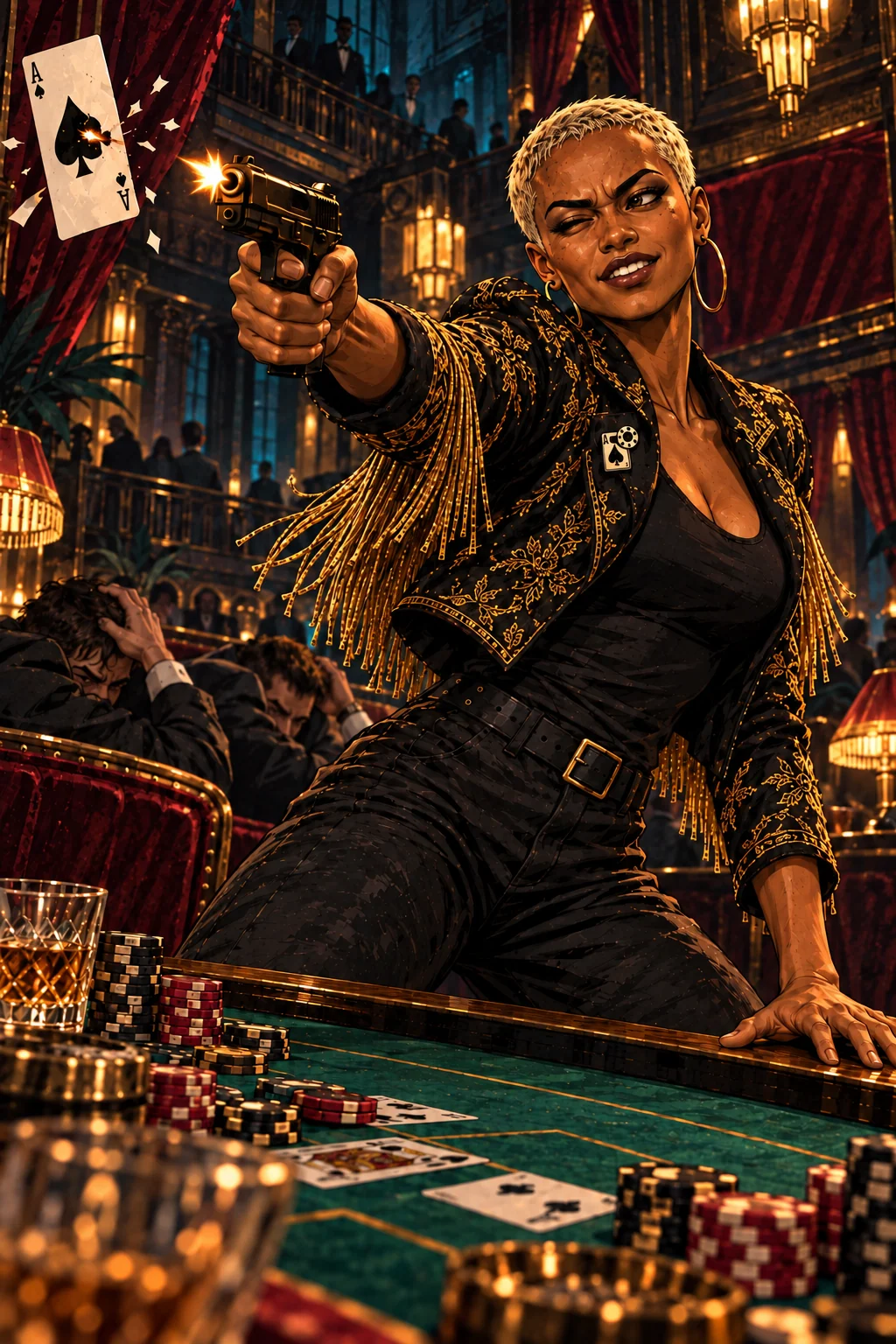 The painting of Trick Shooter